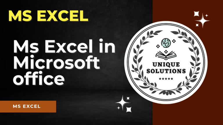 Ultimate Microsoft Office : MS Excel from zero to master